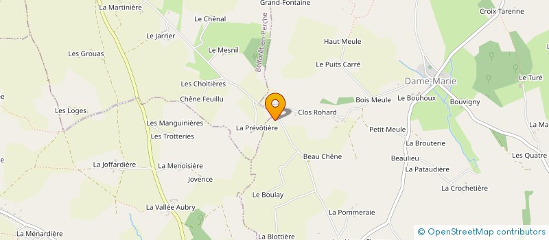 localisation de l'entreprise MADAME BERNADETTE CHABLE à BELFORET-EN-PERCHE