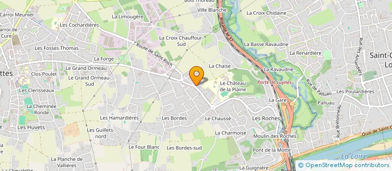 localisation de l'entreprise MADAME BERNADETTE CHABREDIER  FONDETTES