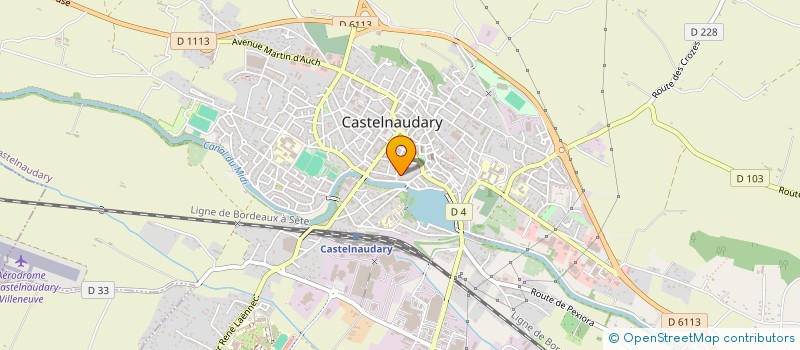 localisation de l'entreprise MADAME BERNADETTE CHAILLEY à CASTELNAUDARY