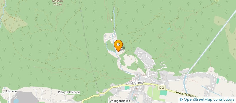 localisation de l'entreprise MADAME BERNADETTE CHAUSSIGNAND  SIGNES