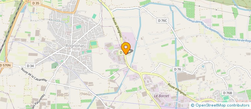 localisation de l'entreprise MADAME BERNADETTE CHRISTIN  CHATEAURENARD