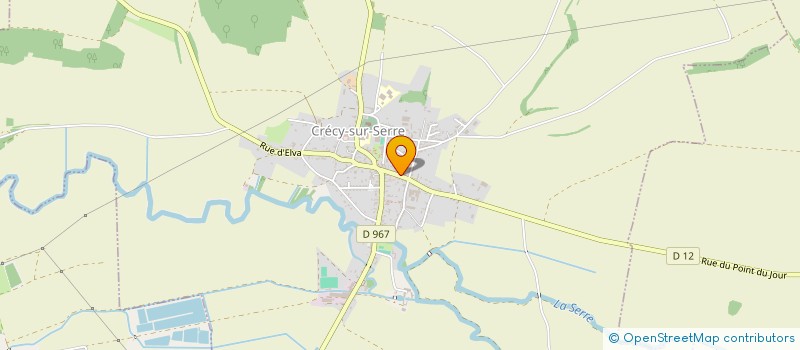 localisation de l'entreprise MADAME BERNADETTE CILLIER à CRECY-SUR-SERRE
