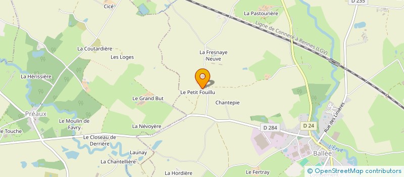 localisation de l'entreprise MADAME BERNADETTE COIGNARD  SAULGES