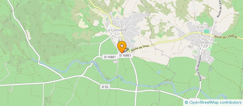 localisation de l'entreprise MADAME BERNADETTE COLIN  LA LIVINIERE