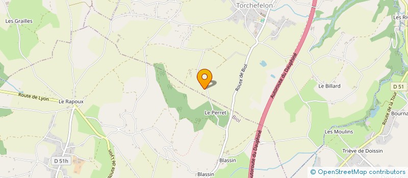 localisation de l'entreprise MADAME BERNADETTE COMTE  TORCHEFELON