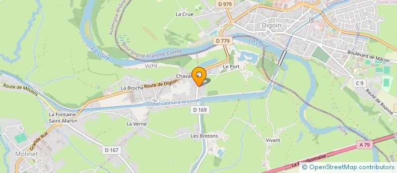 localisation de l'entreprise MADAME BERNADETTE CORNELOUP  CHASSENARD