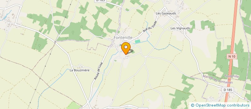 localisation de l'entreprise MADAME BERNADETTE CREUZEAU à FONTENILLE