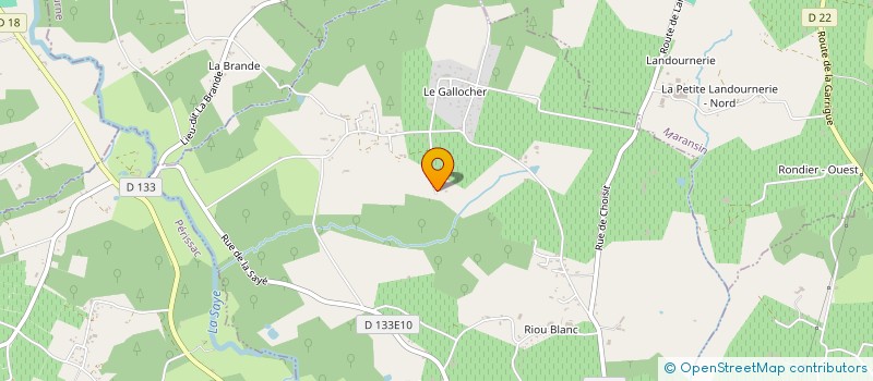 localisation de l'entreprise MADAME BERNADETTE CROCCE  SAINT-CIERS-D'ABZAC