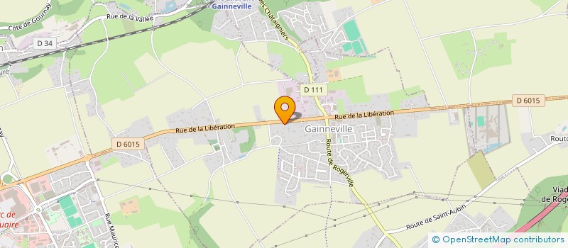 localisation de l'entreprise MADAME BERNADETTE DALIGAUX  GAINNEVILLE