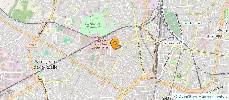 localisation de l'entreprise MADAME BERNADETTE DE ROCQUIGNY à ORLEANS