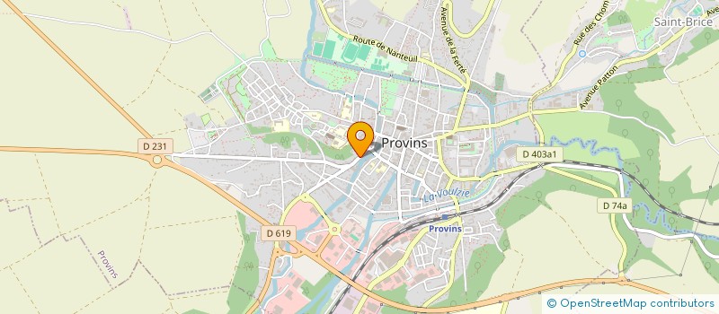 localisation de l'entreprise MADAME BERNADETTE DELLA-VALLE  PROVINS