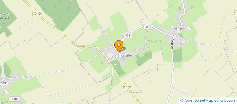 localisation de l'entreprise MADAME BERNADETTE DELMOTTE  HUMERUILLE