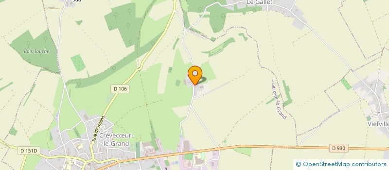 localisation de l'entreprise MADAME BERNADETTE DEMAZIER  CREVECUR-LE-GRAND