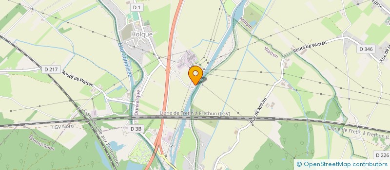 localisation de l'entreprise MADAME BERNADETTE DESEILLE  HOLQUE