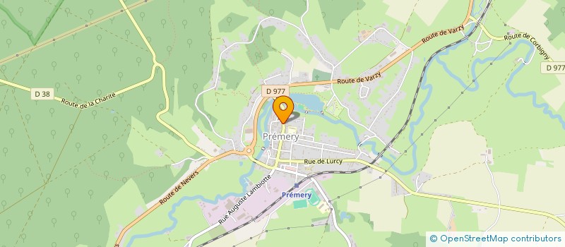 localisation de l'entreprise MADAME BERNADETTE DOUARNE  PREMERY