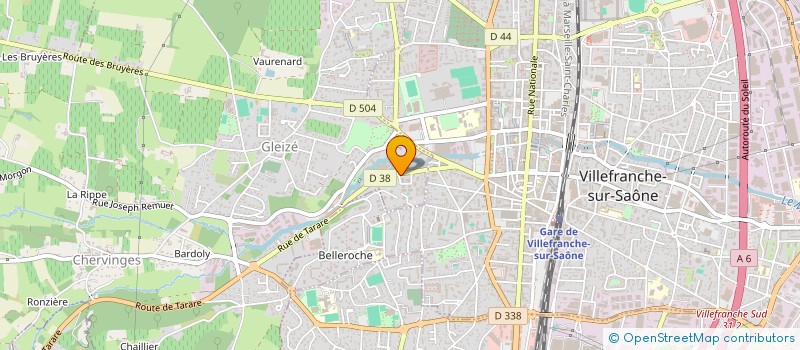 localisation de l'entreprise MADAME BERNADETTE DUBUSSET  GLEIZE