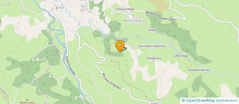 localisation de l'entreprise MADAME BERNADETTE DUHALDE  ARNEGUY