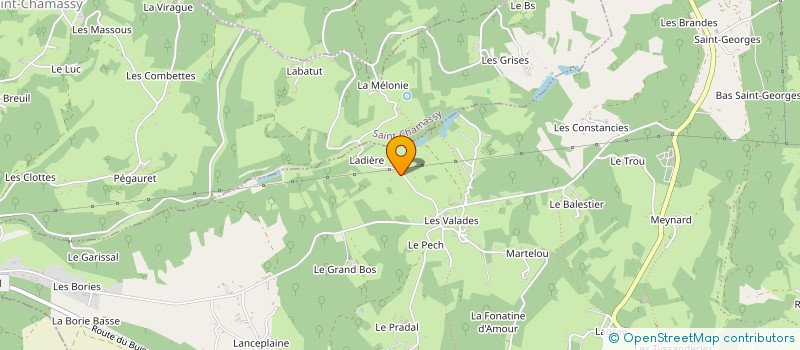 localisation de l'entreprise MADAME BERNADETTE DUMONTIER  COUX ET BIGAROQUE-MOUZENS