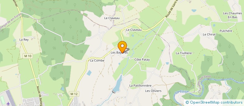 localisation de l'entreprise MADAME BERNADETTE DUPRE  CUZIEU