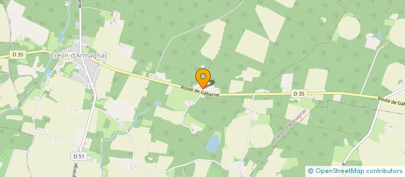 localisation de l'entreprise MADAME BERNADETTE DURROUX  SAINT JULIEN D'ARMAGNAC