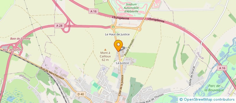 localisation de l'entreprise MADAME BERNADETTE DUVAUCHELLE à ABBEVILLE