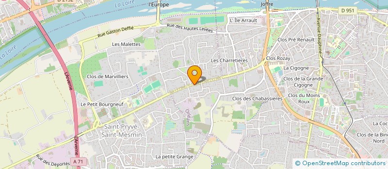 localisation de l'entreprise MADAME BERNADETTE EMERY  ORLEANS