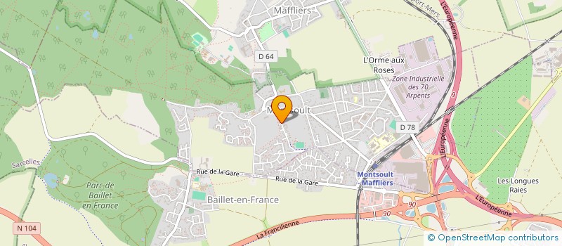 localisation de l'entreprise MADAME BERNADETTE EMLEK  MONTSOULT