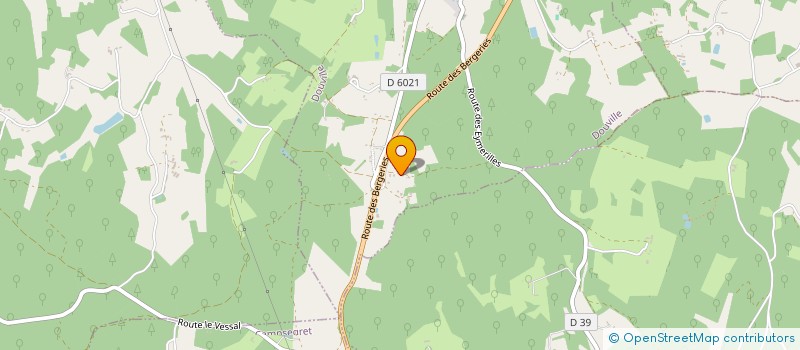 localisation de l'entreprise MADAME BERNADETTE EYMERI  DOUVILLE