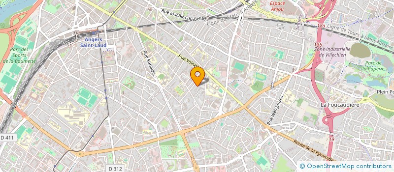 localisation de l'entreprise MADAME BERNADETTE FAKHRIAN LANGEROODI à ANGERS