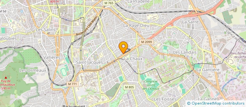 localisation de l'entreprise MADAME BERNADETTE FAUCHER  CLERMONT-FERRAND