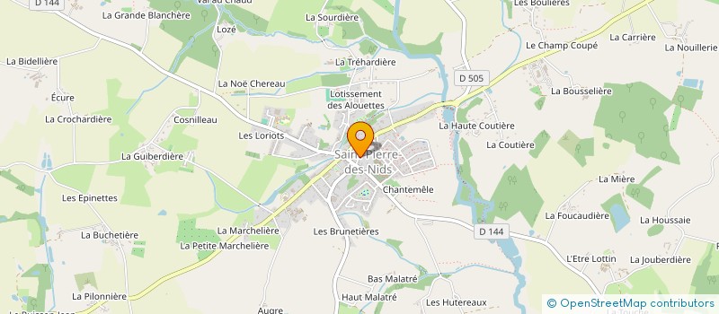 localisation de l'entreprise MADAME BERNADETTE FAVRY  SAINT-PIERRE-DES-NIDS