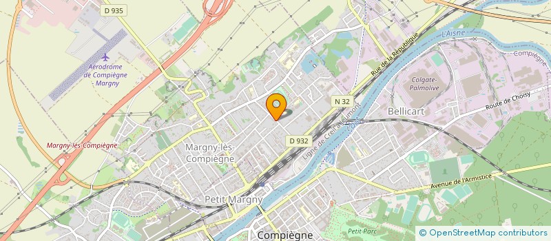localisation de l'entreprise MADAME BERNADETTE FEDERSPIEL à MARGNY-LES-COMPIEGNE