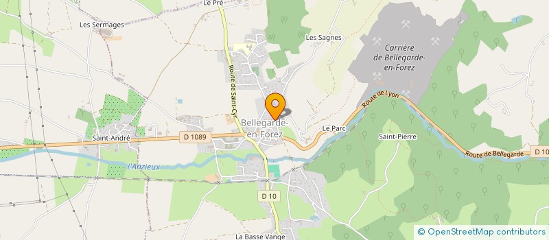 localisation de l'entreprise MADAME BERNADETTE FERREOL à BELLEGARDE-EN-FOREZ