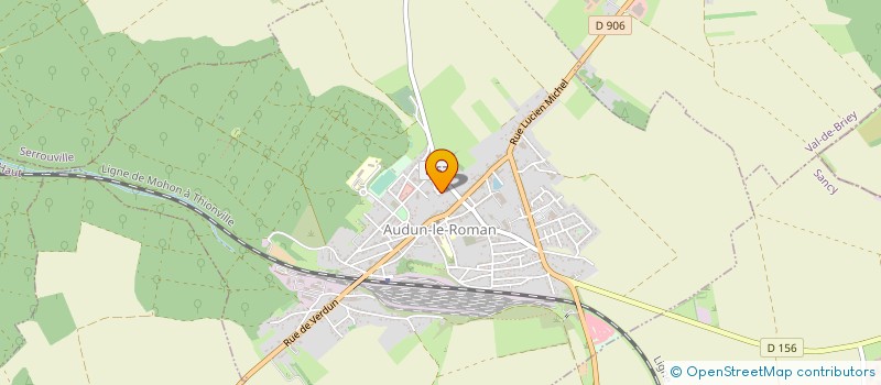 localisation de l'entreprise MADAME BERNADETTE FICHANT  AUDUN-LE-ROMAN