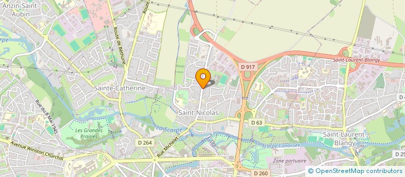 localisation de l'entreprise MADAME BERNADETTE FLORCZYK  SAINT-NICOLAS