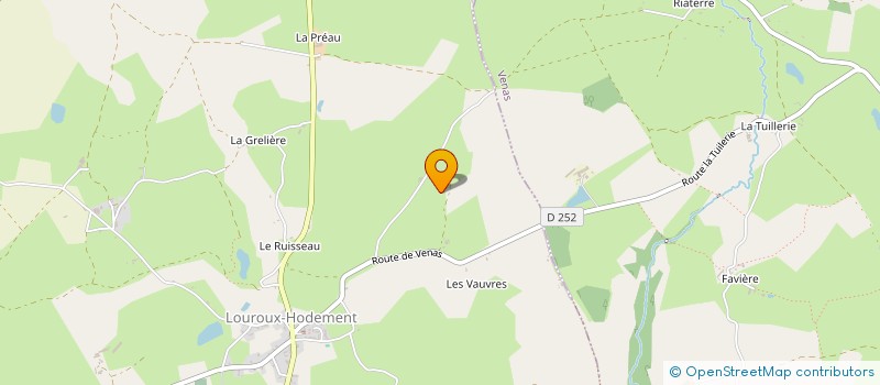 localisation de l'entreprise MADAME BERNADETTE FOLLON  VAUX