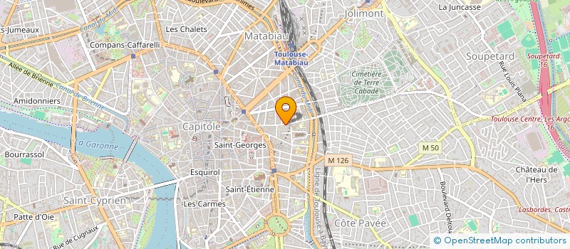 localisation de l'entreprise MADAME BERNADETTE FRANCIS-JOSEPH à TOULOUSE