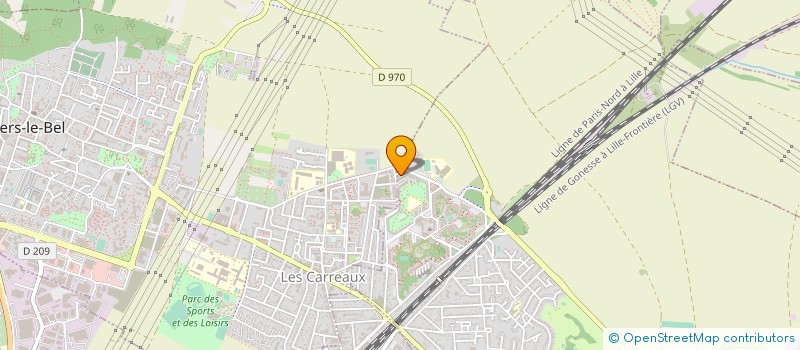 localisation de l'entreprise MADAME BERNADETTE FRANCOIS à GONESSE