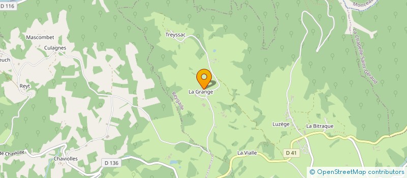 localisation de l'entreprise MADAME BERNADETTE FRAYSSE  REYGADES