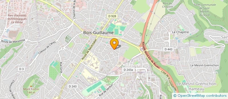 localisation de l'entreprise MADAME BERNADETTE FRUMENCE à BOIS-GUILLAUME