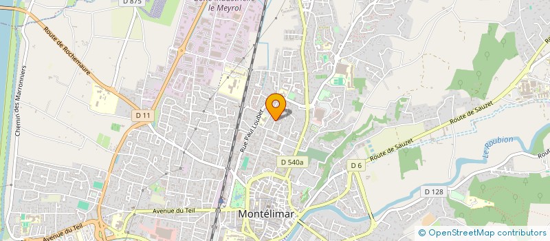 localisation de l'entreprise MADAME BERNADETTE FRUTOSO à MONTELIMAR