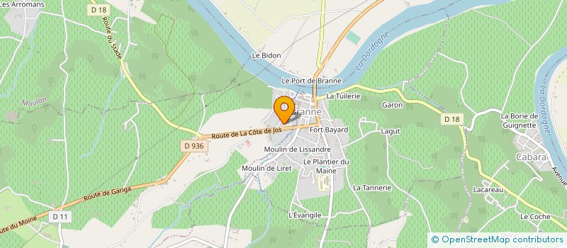 localisation de l'entreprise MADAME BERNADETTE FURLAN  GREZILLAC