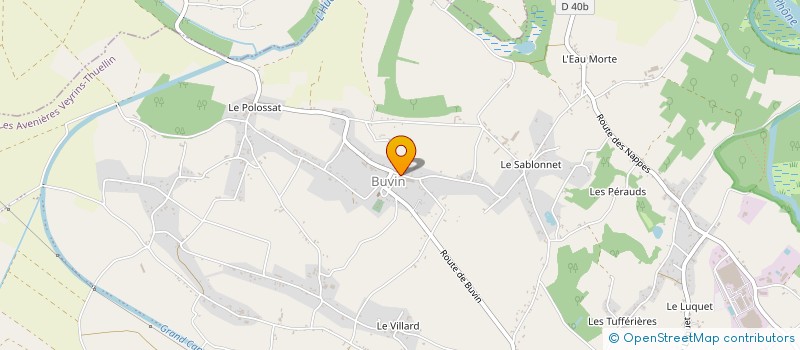 localisation de l'entreprise MADAME BERNADETTE FUSIER à LES AVENIERES VEYRINS-THUELLIN