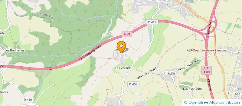 localisation de l'entreprise MADAME BERNADETTE GABY  COMBRONDE