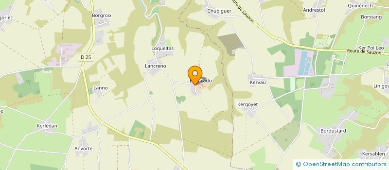 localisation de l'entreprise MADAME BERNADETTE GALLEN  SAUZON