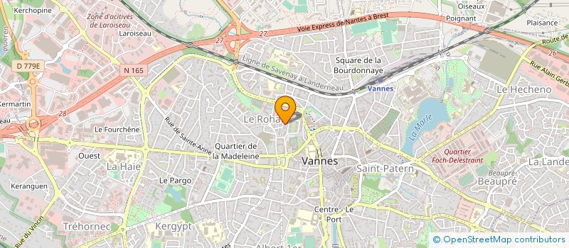 localisation de l'entreprise MADAME BERNADETTE GAUCHER à VANNES