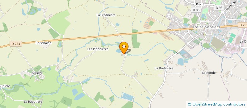 localisation de l'entreprise MADAME BERNADETTE GAUTHIER à MONTAIGU-VENDEE