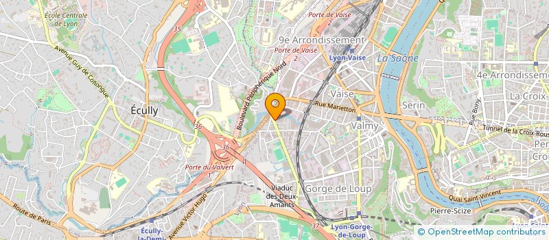 localisation de l'entreprise MADAME BERNADETTE GAUTROT à LYON
