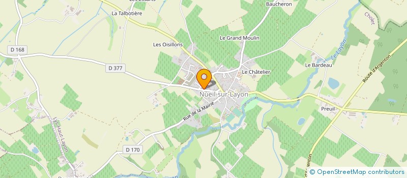 localisation de l'entreprise MADAME BERNADETTE GERMAIN à LYS-HAUT-LAYON