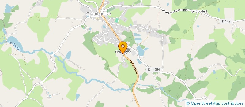 localisation de l'entreprise MADAME BERNADETTE GIL  CHAMBOULIVE